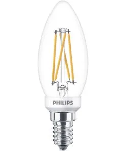 PHILIPS LED-lamp E14/3,4W B35 WarmGlow Helder
