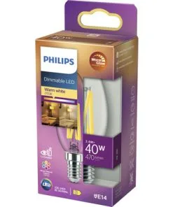 PHILIPS LED-lamp E14/3,4W B35 WarmGlow Helder -Binnenverlichting Verkoopwinkel DV 8 10493659 03 4c DE 20210922081656