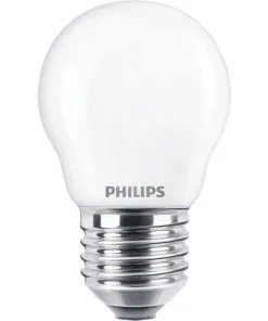 PHILIPS LED-lamp E27/3,4W P45 WarmGlow Mat