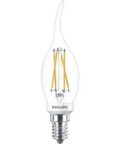 PHILIPS LED-lamp E14/3,4W BA35 WarmGlow Helder