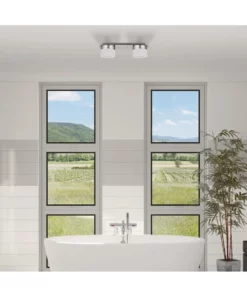 FLAIR LED Plafondlamp Azimech 2-lichts Chroom -Binnenverlichting Verkoopwinkel DV 8 10506286 04 4c DE 20230316114754