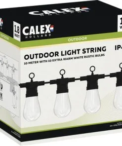 CALEX LED Lichtsnoer 10-lichts Warmwit, 10 Meter