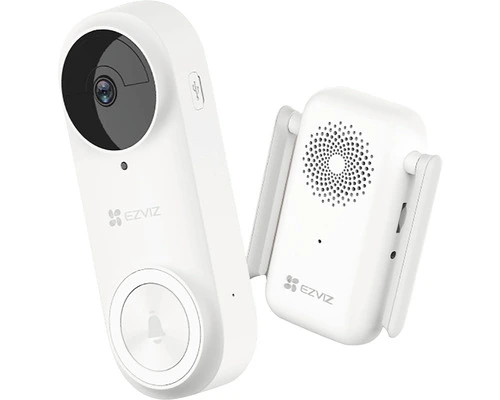 EZVIZ Draadloze Videodeurbel DB2 + Chime Wit 1 EZVIZ Draadloze Videodeurbel DB2 + Chime Wit