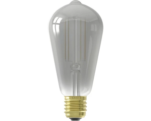 CALEX Smart LED Filament Lamp E27/7W ST64 Smokey Grijs 1 CALEX Smart LED Filament Lamp E27/7W ST64 Smokey Grijs