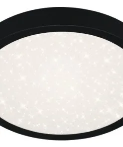 BRILONER LED Plafonniere Runa Met Sterrendecor Ø 30 Cm Zwart -Binnenverlichting Verkoopwinkel DV 8 10533491 02 4c DE 20220208051755