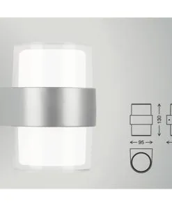 TELEFUNKEN LED Buitenwandlamp Cludu Zilver -Binnenverlichting Verkoopwinkel DV 8 10533494 02 4c DE 20220209052106