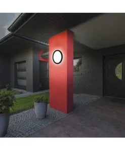 BRILONER LED Buitenlamp Frankfurt Met Backlight Ø 21 Cm Zwart -Binnenverlichting Verkoopwinkel DV 8 10533503 06 4c DE 20220202141853