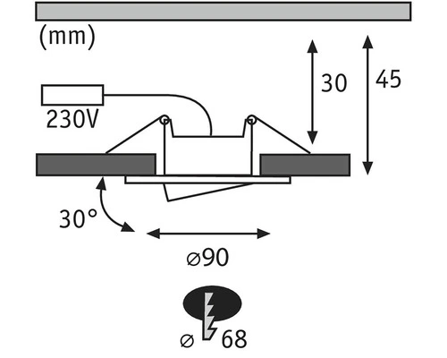 PAULMANN LED Inbouwspot Set Calla Ø 90 Mm Instelbaar Wit Wit, 3 Stuks 2 PAULMANN LED Inbouwspot Set Calla Ø 90 Mm Instelbaar Wit Wit, 3 Stuks - Afbeelding 2