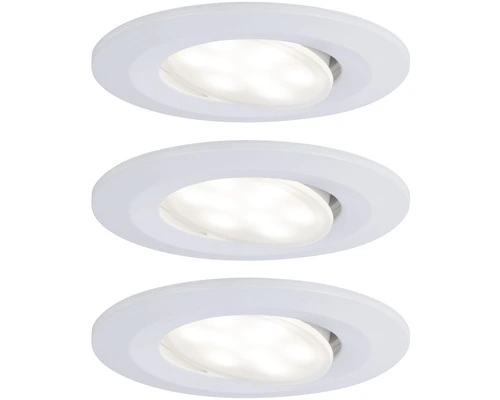 PAULMANN LED Inbouwspot Set Calla Ø 90 Mm Instelbaar Wit Wit, 3 Stuks 3 PAULMANN LED Inbouwspot Set Calla Ø 90 Mm Instelbaar Wit Wit, 3 Stuks - Afbeelding 3