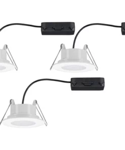 PAULMANN LED Inbouwspot Set Calla Ø 90 Mm Instelbaar Wit Wit, 3 Stuks 15 PAULMANN LED Inbouwspot Set Calla Ø 90 Mm Instelbaar Wit Wit, 3 Stuks -Binnenverlichting Verkoopwinkel DV 8 10534666 08 4c SK 20220205214659