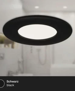 BRILONER LED Inbouwspot Set 7113 Ø 85 Mm Zwart, 3 Stuks -Binnenverlichting Verkoopwinkel DV 8 10537451 04 4c NL 20220211111752