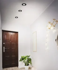 BRILONER LED Inbouwspot Set 7113 Ø 85 Mm Zwart, 3 Stuks