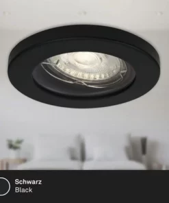 BRILONER LED Inbouwspot Set 7181 Ø 85 Mm Zwart, 3 Stuks -Binnenverlichting Verkoopwinkel DV 8 10537452 01 4c NL 20220211111752