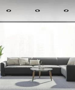 BRILONER LED Inbouwspot Set 7114 Ø 106 Mm Zwart, 3 Stuks