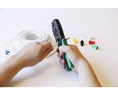 Q-LINK Montagetang RJ9-RJ11-RJ45 Zwart/groen 5 Q-LINK Montagetang RJ9-RJ11-RJ45 Zwart/groen - Afbeelding 5