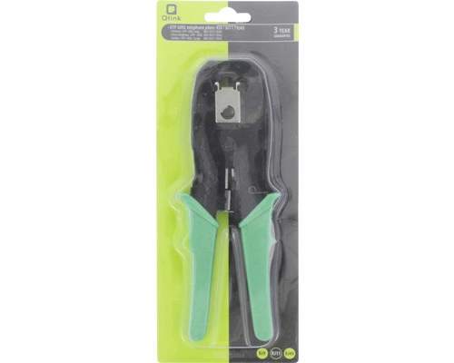 Q-LINK Montagetang RJ9-RJ11-RJ45 Zwart/groen 3 Q-LINK Montagetang RJ9-RJ11-RJ45 Zwart/groen - Afbeelding 3