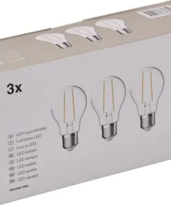 LED Lamp E27/4,5W A60 Warmwit Helder, 3 Stuks -Binnenverlichting Verkoopwinkel DV 8 10548772 03 4c DE 20221223101655