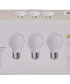 LED Lamp E27/7W A60 Daglichtwit Mat, 3 Stuks -Binnenverlichting Verkoopwinkel DV 8 10548776 01 4c DE 20221223101655