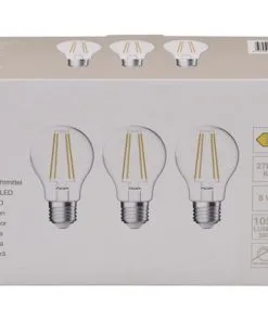 LED Lamp E27/8W A60 Warmwit Helder, 3 Stuks -Binnenverlichting Verkoopwinkel DV 8 10548777 04 4c DE 20221223101655