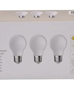 LED Lamp E27/8W A60 Daglichtwit Mat, 3 Stuks -Binnenverlichting Verkoopwinkel DV 8 10548778 03 4c DE 20221223101655