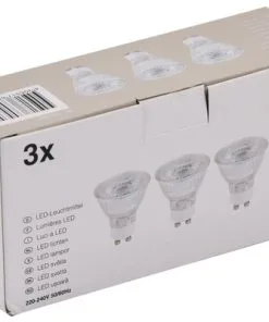 LED Lamp GU10/4,9W PAR16 Warmwit Helder, 3 Stuks -Binnenverlichting Verkoopwinkel DV 8 10549061 02 4c DE 20221223101655