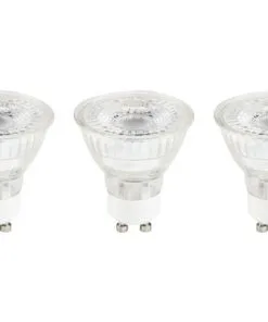 LED Lamp GU10/4,9W PAR16 Warmwit Helder, 3 Stuks
