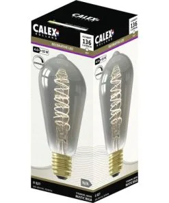 CALEX LED Filament Lamp E27/4,0W ST64 Titanium