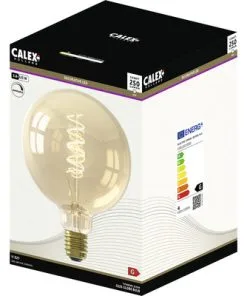 CALEX LED Filament Lamp E27/3,8W G125 Warmwit Goud