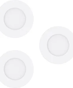 EGLO CROSSLINK.Z LED Inbouwspot Set Ø 86 Mm CCT Wit, 3 Stuks
