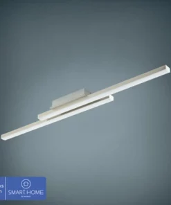 EGLO CROSSLINK.Z LED Plafondlamp Fraioli RGB+CCT Nikkel Mat