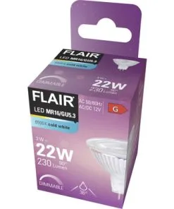 FLAIR LED Lamp GU5.3/3W Reflectorvorm Daglichtwit -Binnenverlichting Verkoopwinkel DV 8 10558122 01 4c DE 20220617184750