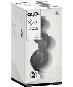 CALEX LED Filament Lamp XXL Alicante E27/4W Titanium