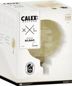 CALEX LED Filament Lamp XXL Bilbao E27/4W Goud