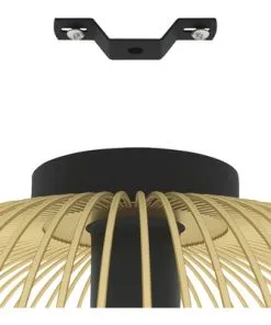 EGLO Plafondlamp Venezuela Goud-zwart -Binnenverlichting Verkoopwinkel DV 8 10577713 01 4c RO 20220630191655