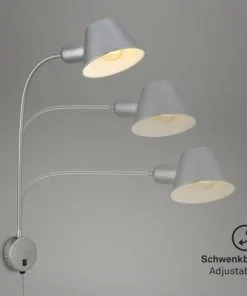 BRILONER Wandlamp Brello Chroom Mat -Binnenverlichting Verkoopwinkel DV 8 10579609 02 4c CH 20220715154655