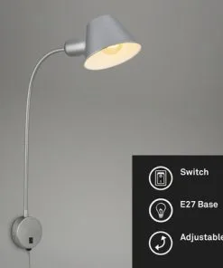 BRILONER Wandlamp Brello Chroom Mat -Binnenverlichting Verkoopwinkel DV 8 10579609 03 4c CH 20220715154755