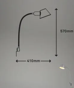 BRILONER Wandlamp Brello Met Montageplaat Chroom Mat -Binnenverlichting Verkoopwinkel DV 8 10579610 01 4c CH 20220715154655