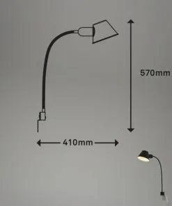 BRILONER Wandlamp Brello Met Montageplaat Zwart Mat -Binnenverlichting Verkoopwinkel DV 8 10579801 01 4c DE 20220715171754