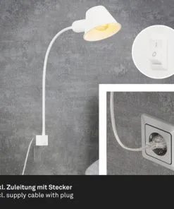 BRILONER Wandlamp Brello Met Montageplaat Wit Mat -Binnenverlichting Verkoopwinkel DV 8 10579814 05 4c DE 20220715174656