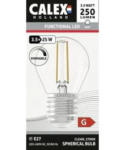 CALEX LED Lamp E27/3,5W P45 Warmwit Helder