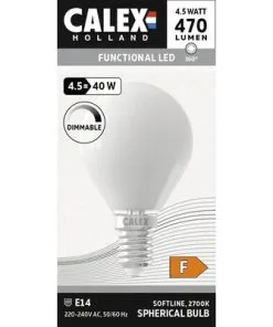 CALEX LED Lamp E14/4,5W P45 Warmwit Mat