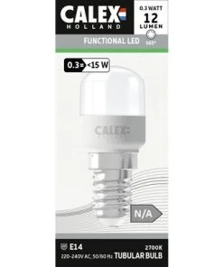 CALEX LED Schakelbordlamp E14/0,3W T22 Warmwit Mat