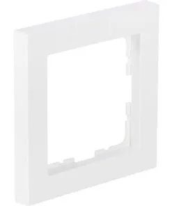 Q-LINK F-Line Afdekraam 1-voudig Polarwit