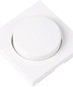 Q-LINK F-Line Centraalplaat Dimmerknop Polarwit