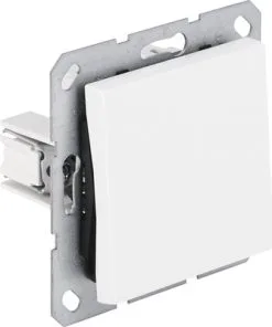 Q-LINK F-Line Inbouwelement Wisselschakelaar Polarwit