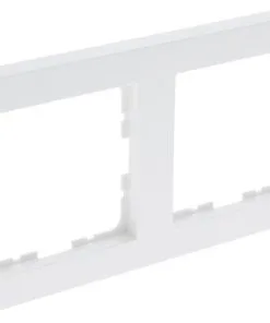 Q-LINK F-Line Afdekraam 2-voudig Polarwit