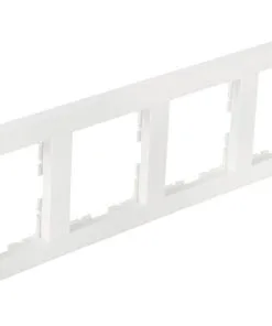 Q-LINK F-Line Afdekraam 4-voudig Polarwit