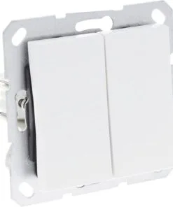 Q-LINK F-Line Inbouwelement Wissel/wisselschakelaar Polarwit