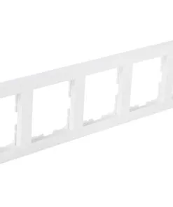 Q-LINK F-Line Afdekraam 5-voudig Polarwit