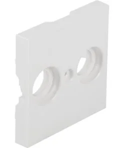 Q-LINK F-Line Centraalplaat Radio/TV Polarwit